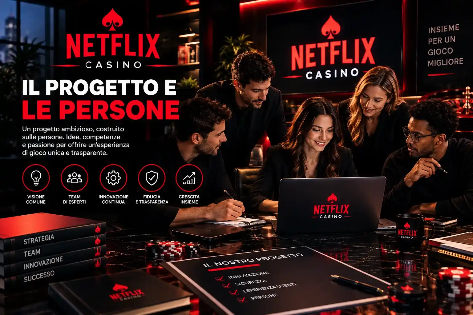 netflix casino progetto